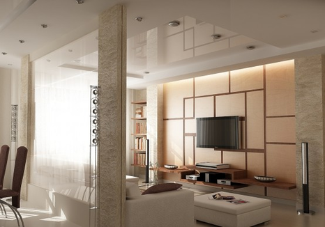 Установка натяжных потолков под ключ